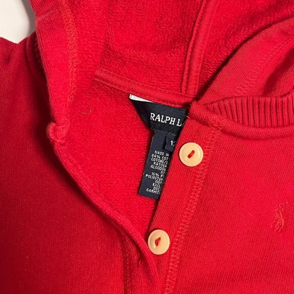 Ralph Lauren Baby Girl Fleece Sweater Dress Size 12 months